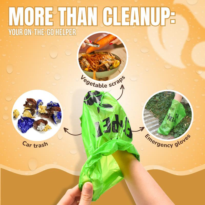 Pet N Pet Dog Poop Bag Rolls - 38% Plant Based, 270 Counts Unscented & Lavender Scented, Leak Proof Dog Poop Bags